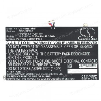 Laptop Battery - Battery for Fujitsu Lifebook UH574 UH554 UH554 U554 U574 FMVNBP230 FPB0304 FPCBP410 OEM (Ref.1-BAT0356)