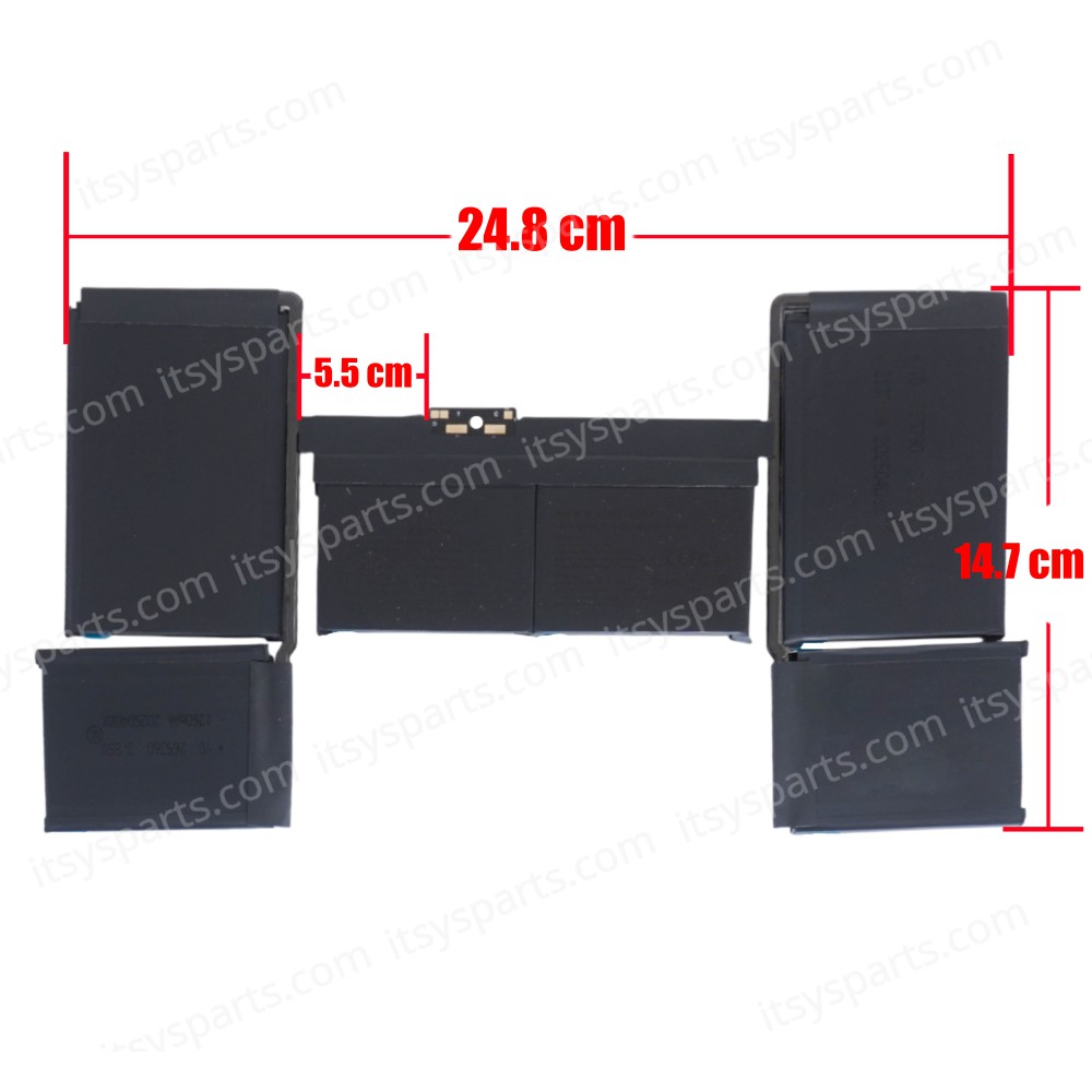 Laptop Battery - Battery for Apple MacBook 12 inch Retina A1534 Early 2015-2016 Mid 2017 A1534 A1705 A1527 OEM (Ref.1-BAT0393)