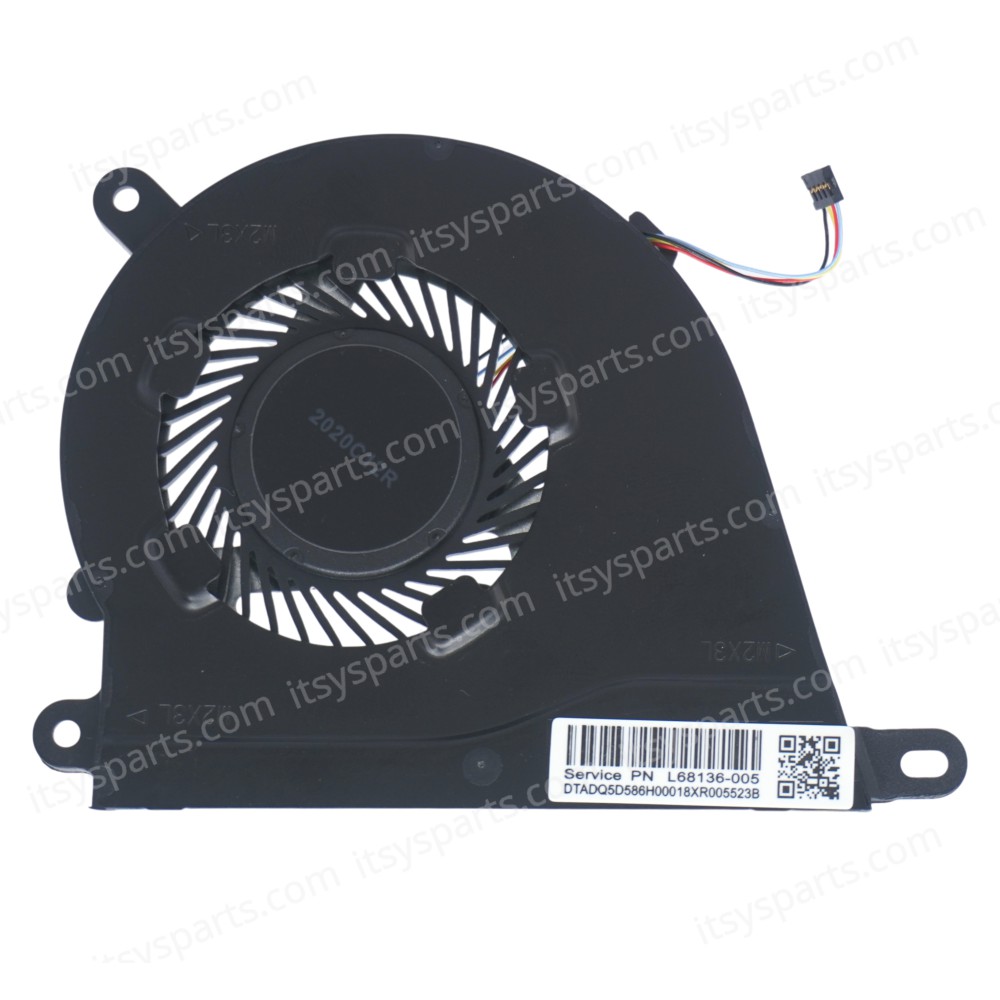 Laptop Fan - CPU Cooling Fan for HP 14-DQ 15-DY 15s-FQ 15s-EQ 340S G7 14-DQ0011DX 14-DQ1039WM 15-DY0013DX L68134-001 ND75C07-19A18 4PIN OEM (Ref. 80960)