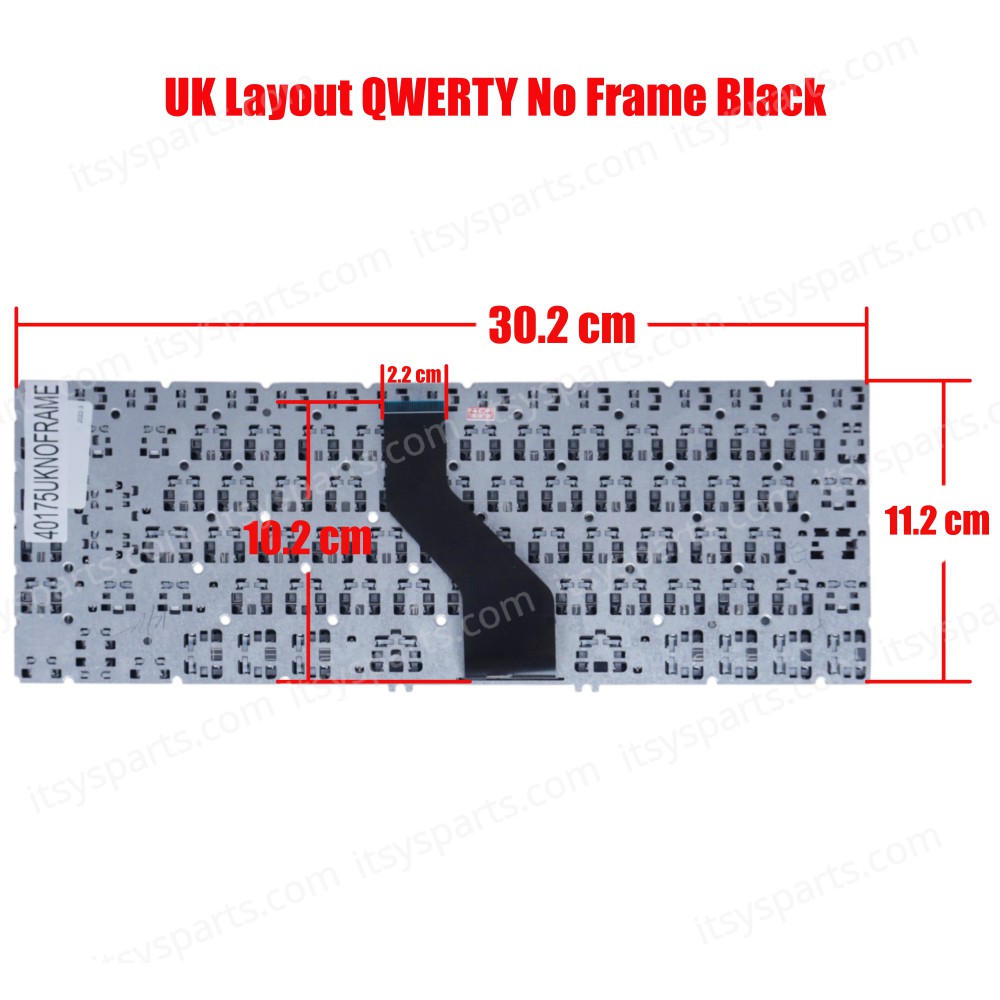 Laptop Keyboard Acer Aspire V5-473 V5-473G V5-473P V5-473PG V5-483 V5-483G AEZQKE00010 9Z.N9SBQ.B0U UK Laptop Keyboard (Ref.40175UKNOFRAME)