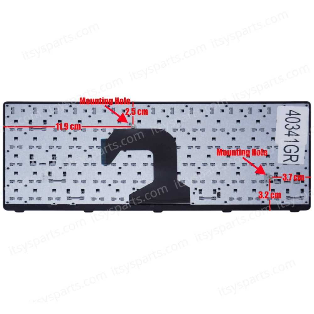 Laptop Keyboard - Keyboard for Lenovo IdeaPad S400 S400U S300A S400I S405 s435 T3E1-LSP S300 M30-70 MP-11K9 25208612 25208714 25208672 9Z.N7GSC.Q1B OEM (Ref.40341GR)