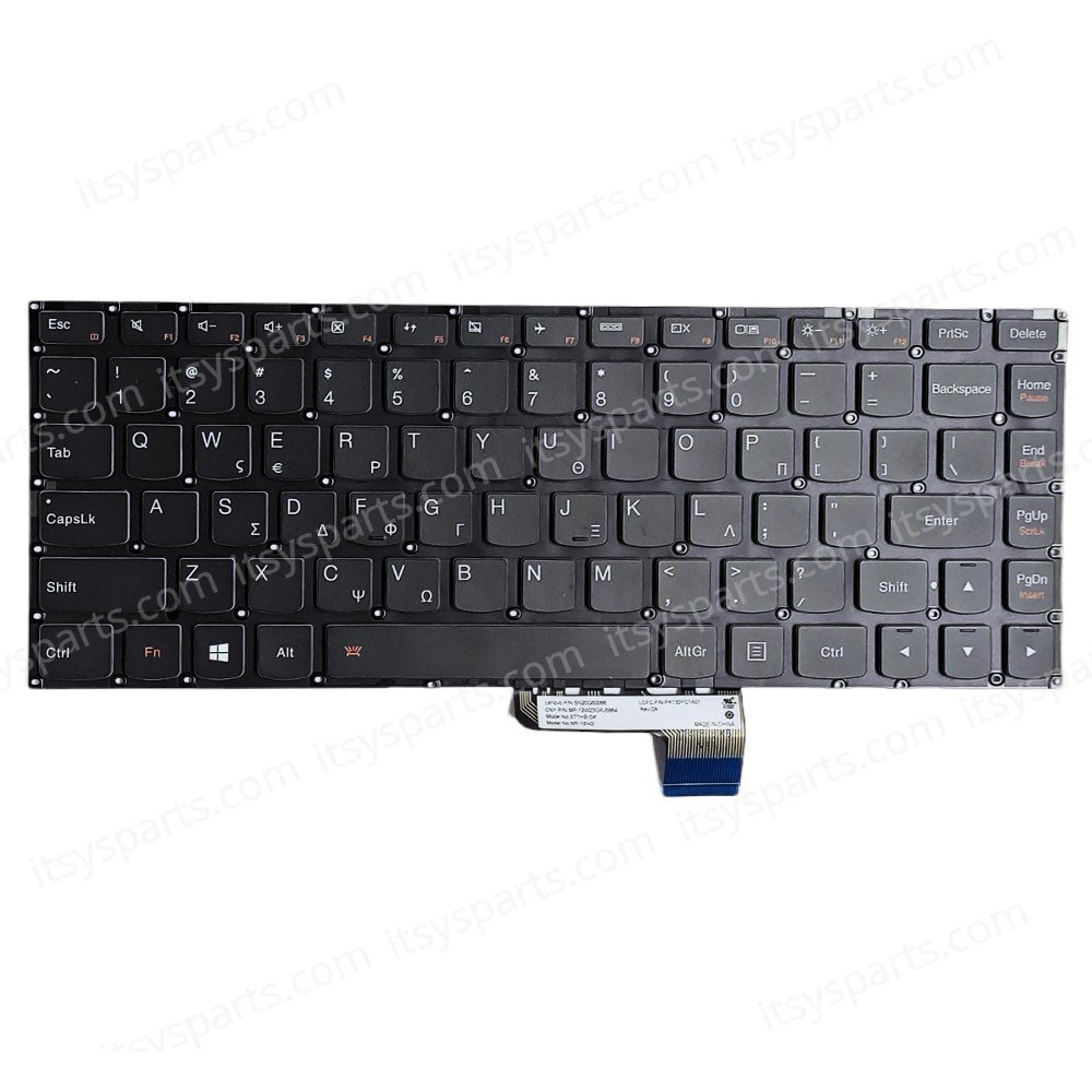 Laptop Keyboard - Keyboard for Lenovo Ideapad Yoga 2 Pro 13 20266 25212831 Yoga2 Pro13-ISE 25212829 Yoga 2 13-IFI 25212817 25212849 (Code 40474GRBACKLIT)