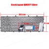 Laptop Keyboard HP Envy 4, 4-1000, 6 envy 6-1000 Envy 6-1000 Envy 6-1100 envy 6-1200 Series V135002AS2 PK130QJ1A02 698679-001 686836-001 (Ref.40206GRSILVER)