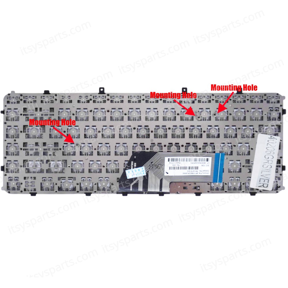 Laptop Keyboard HP Envy 4, 4-1000, 6 envy 6-1000 Envy 6-1000 Envy 6-1100 envy 6-1200 Series V135002AS2 PK130QJ1A02 698679-001 686836-001 (Ref.40206GRSILVER)