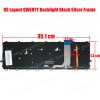 Keyboard Laptop Keyboard HP 15-J 15T-J 15Z-J 17-J 17-J100 17T-J 17Z-J 720245-001 M7-J V140626A 720242-001 6037B0082601 US SILVER (Ref. 40400USSILBACKLIT)