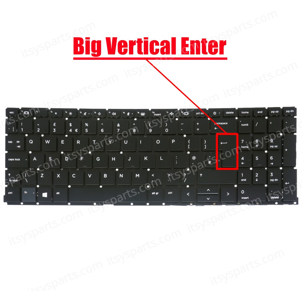 Laptop Keyboard for HP ProBook 450 G8 455 G8 650 G8 M21742-001 M21740-001 SN6195BL1 SG-A4320-XUA UK with Backlight (SKU. 40682UKBL)