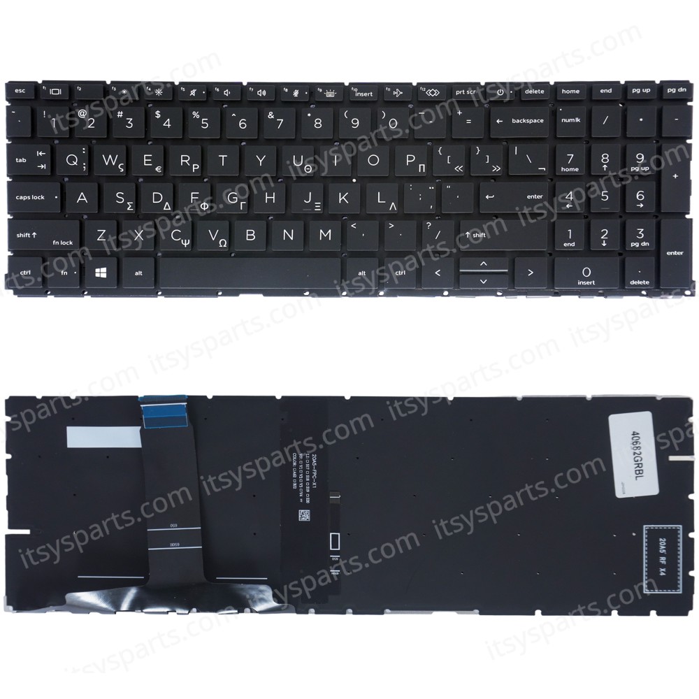 Laptop Keyboard for HP ProBook 450 G8 455 G8 650 G8 M21742-001 M21740-001 SN6195BL1 SG-A4320-XUA GR with Backlit (SKU. 40682GRBL)