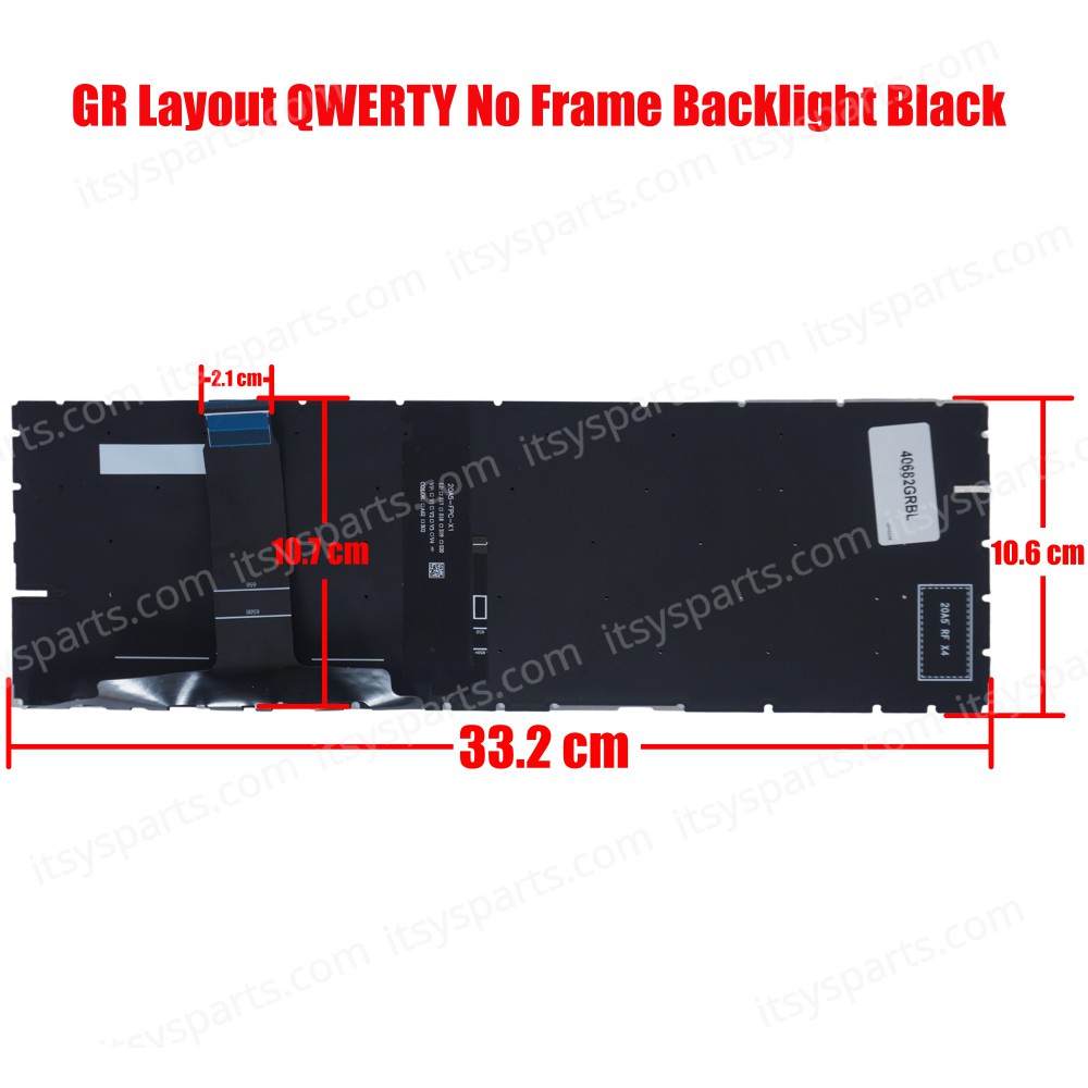 Laptop Keyboard for HP ProBook 450 G8 455 G8 650 G8 M21742-001 M21740-001 SN6195BL1 SG-A4320-XUA GR with Backlit (SKU. 40682GRBL)