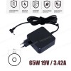 Laptop Power Supply - AC Adapter Charger 65W QUEST Laptop Slimbook 3.5mm*1.35mm 19V OEM (Ref.60241)
