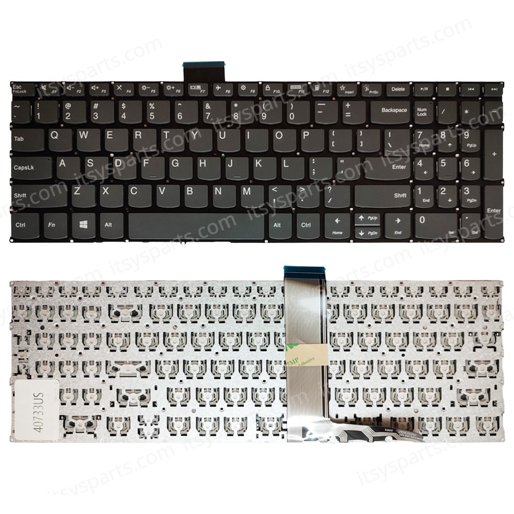 Laptop Keyboard - Keyboard for Lenovo ideapad 7-15IIL05 7-15ITL05 Yoga 7-15ITL5 US backlit SN20W86129 V192020CS1-US no Backlit OEM(Ref.40733US)