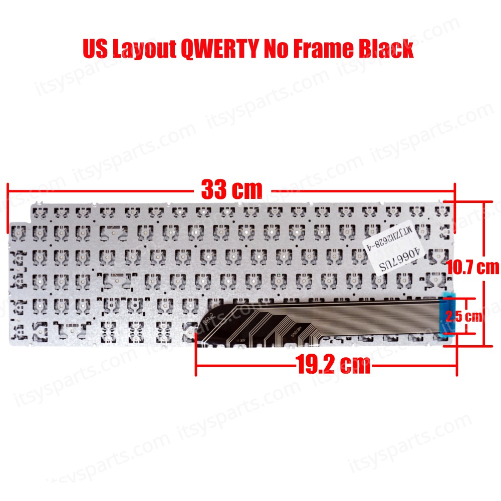 Laptop Keyboard for Dell Inspiron 15 3505 7590 7591 5584 7791 5590 5590 5593 7706 2-in-1 US version OEM (SKU. 40667US)