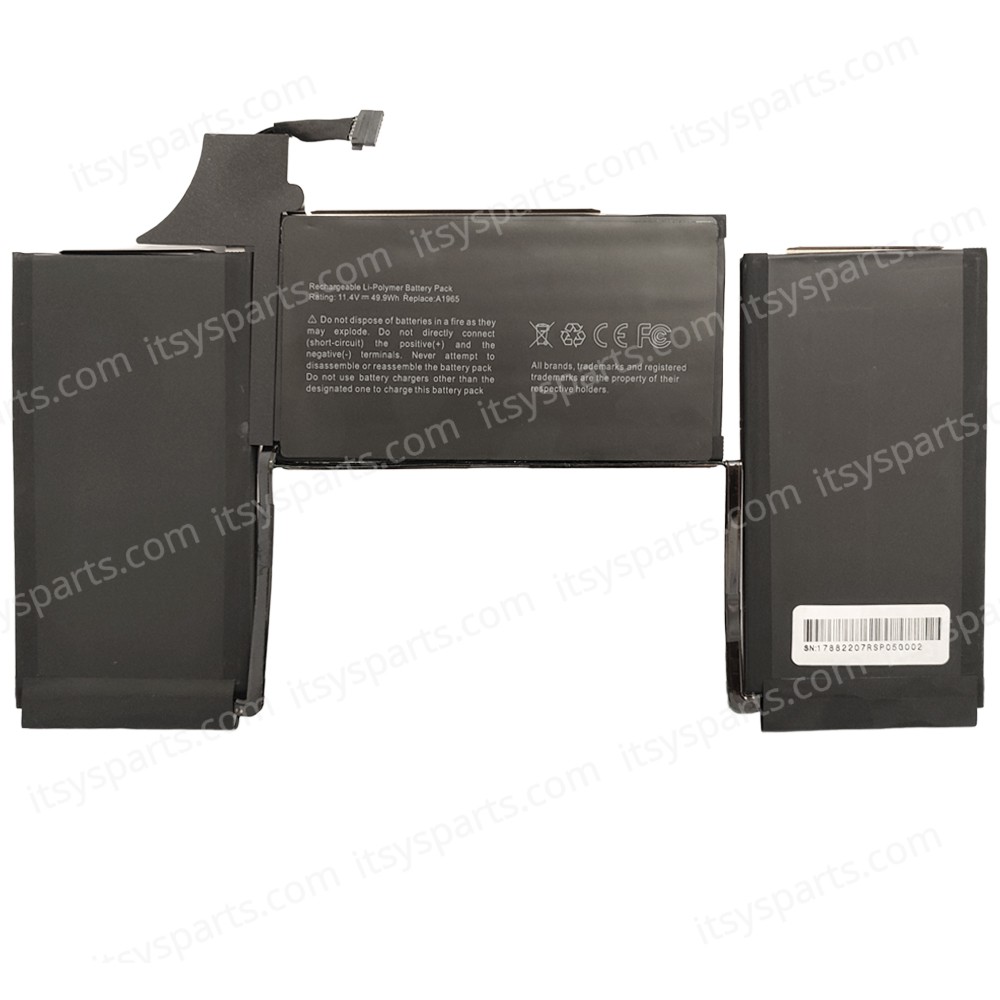 Laptop Battery - Battery for Apple MacBook Air 13 A1965 A1932 (2018-2019) A2179 early 2020 11.4V 49.9V 4379mAh OEM(Ref.1-BAT0427) Laptop Battery - Battery for Apple MacBook Air 13 A1965 A1932 (2018-2019) A2179 early 2020 11.4V 49.9V 4379mAh OEM(Ref.1-BAT0427)