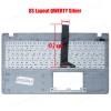 Keyboard Keyboard for Laptop ASUS X550 X552 X550ZE X550CA X550JD X550CC X550VC Silver 90NB00T1-R31UK0 US version OEM(Ref. 40055USPALM)