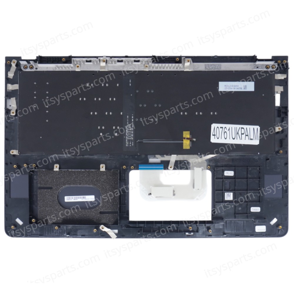 Laptop Keyboard Palmrest for Asus ZenBook Flip UX561UA UX561UAR UX561UN Q505 Q505UAR Q525 Q525UA Q525UAR SN6570BL AEBKKU00070 UK Backlight Black ( SKU. 40761UKPALM )