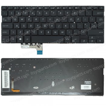 Laptop Keyboard for ASUS UX331 UX331U UX331UA UX331UAL UX331UN UX331UN UX3311F UX331FA UK Backlit OEM (SKU. 40630UKBACKLIT)
