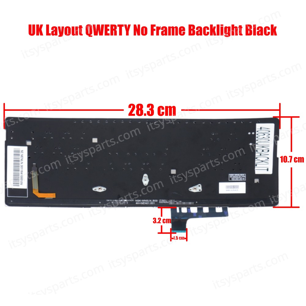 Laptop Keyboard for ASUS UX331 UX331U UX331UA UX331UAL UX331UN UX331UN UX3311F UX331FA UK Backlit OEM (SKU. 40630UKBACKLIT)