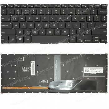 Keyboard Laptop Keyboard for Dell Latitude 11 5175 5179 Venue 11 pro 5130 7130 7139 7140 US layout Black OEM(Ref.40774USNOFR)