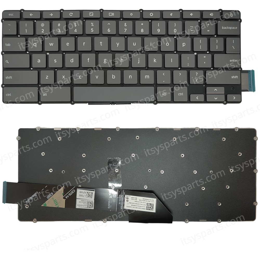 Keyboard Laptop Keyboard for Lenovo IdeaPad SLIM 350I SN20X71391 LCM19M13US-6861 PK131RE1A00 LCM19M1 US layout Grey OEM(Ref.40777USNOFR)