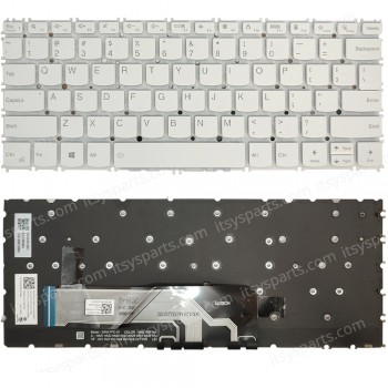 Keyboard Laptop Keyboard for Lenovo Yoga Slim 7-13ACN05 13ITL05 Type 82CY 82CU US layout White OEM(Ref.40780USWHITENOFRBL)