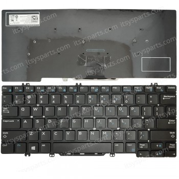 Keyboard Laptop Keyboard for Dell Latitude 7290 5289 5290 7280 5280 7380 7389 7390 GDRR0 0GDRR0 US layout Black OEM(Ref.40781USNOFR)