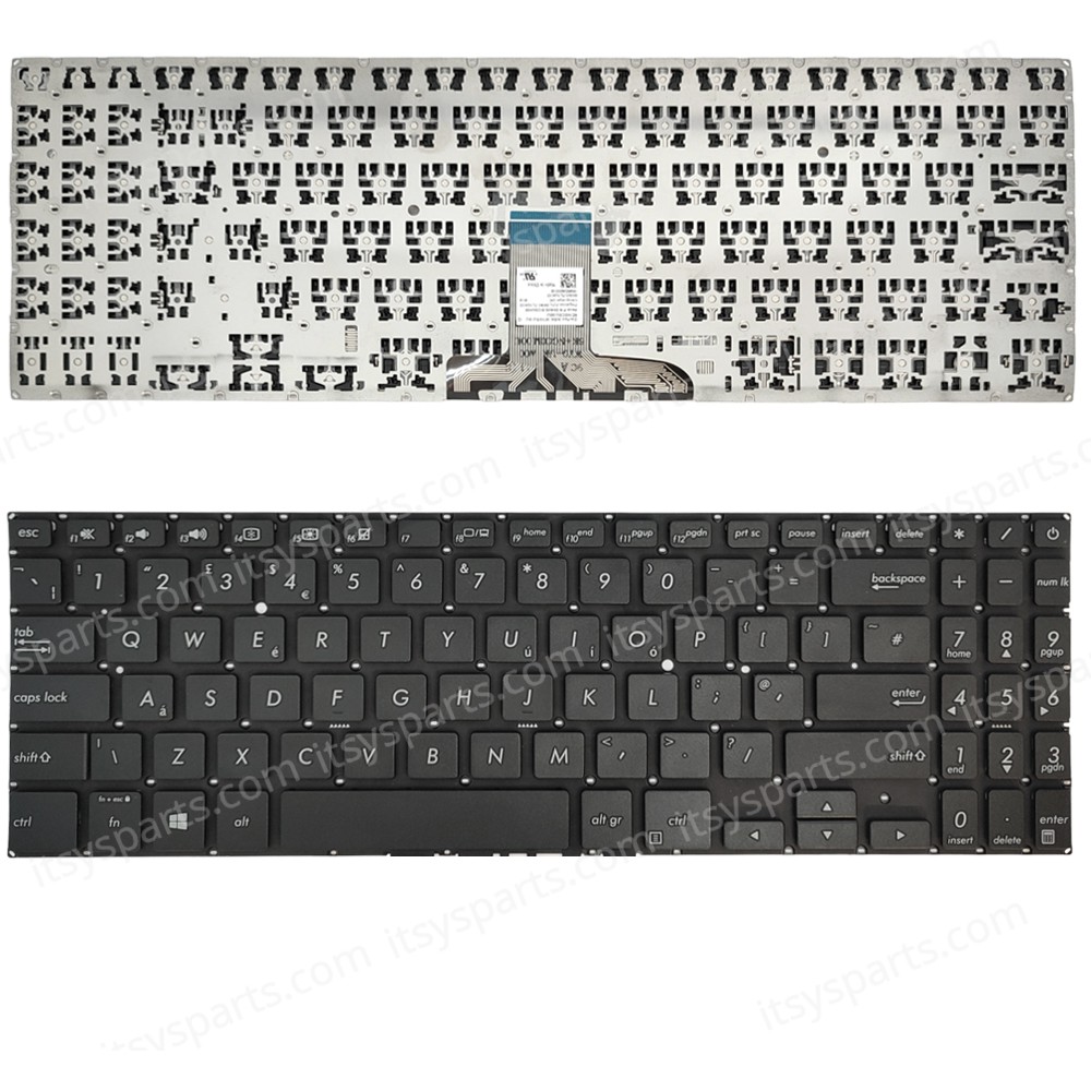 Keyboard Laptop Keyboard for ASUS Pro P3540 P3540FA P3540F PX574F PX574FA PX574FB US layout Black OEM(Ref.40785USNOFR)