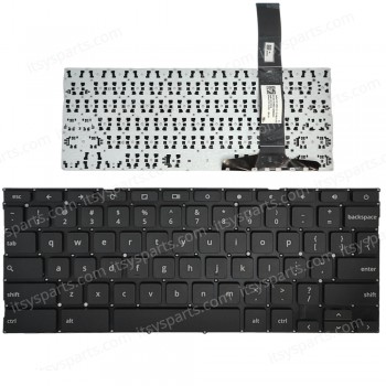Keyboard Laptop Keyboard for ASUS Chromebook C202 C202X C202XA NSK-UZBSN 01 9Z.NBLSN.B01 US layout Black OEM(Ref.40790USNOFR)