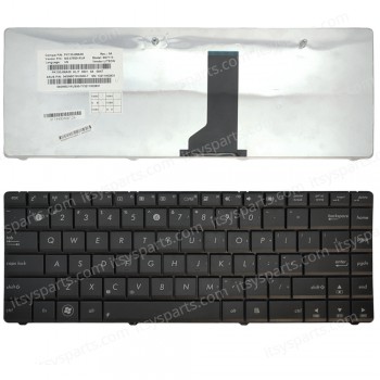 Keyboard Laptop Keyboard for ASUS X43B X43BR X43BY K43BE X43U K43BY K43T K43U X43BE X43U K43U X44C K43BR K43TA K43TK US layout Black OEM(Ref.40791US)