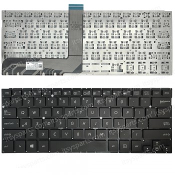 Keyboard Laptop Keyboard for ASUS Vivobook Flip Q302LA P302LJ TP300LA TP300LD TP301UA Q304UA US layout Black OEM(Ref.40792USNOFR)