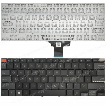 Keyboard Laptop Keyboard for ASUS pro 14 m3400 M3400QA red ESC key Black 1603UK00 ASM20P2 0KNB0-1603UK00 OEM(Ref.40764US)