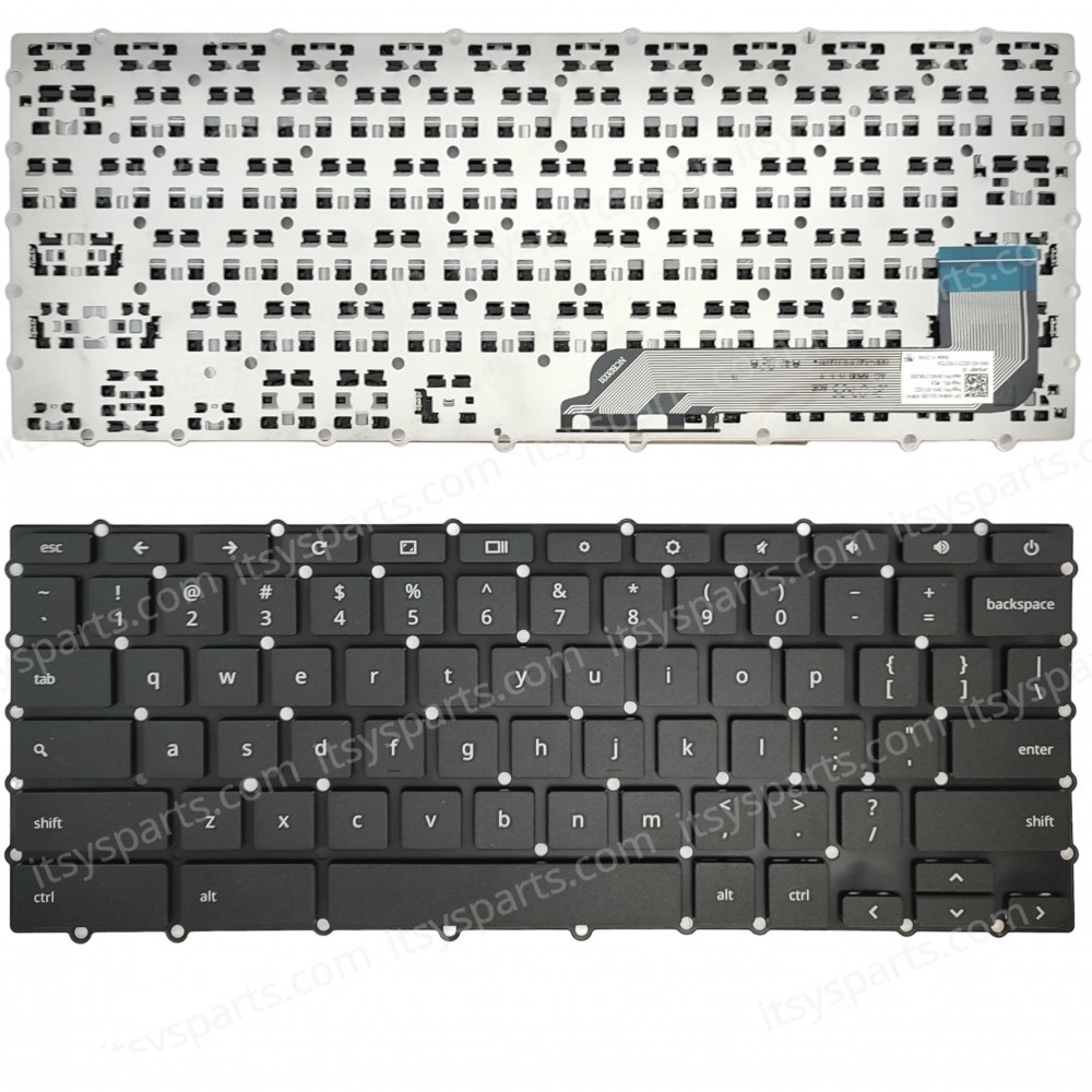 Keyboard Laptop Keyboard for ASUS Chromebook C423NA ASM14L1 0KN1-631US22 0KNX0-2106US00 US Layout Black OEM(Ref.40795US)