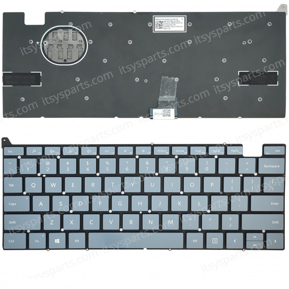 Keyboard Laptop Keyboard for Microsoft Surface Laptop Go 1943 12.4