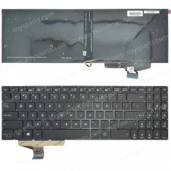 Laptop Keyboard ASUS N580 N580V N580VD N580VN N580GD Keyboard US layout with backlit (SKU.40649USBL)