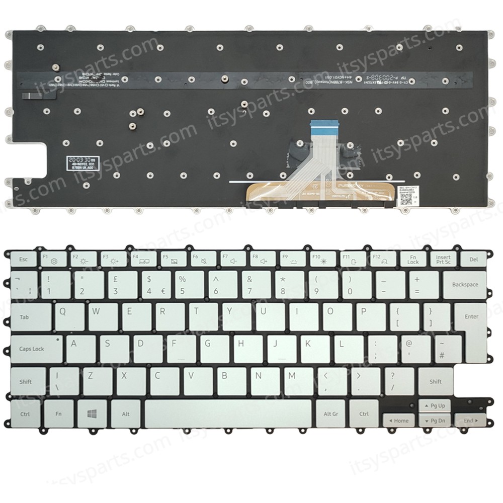 Keyboard Laptop Keyboard for Samsung NP930XCJ 930XCJ NSK 87BBN NSK-87BBN DSNR297 with Backlight UK layout OEM(Ref.40807UKNOFRBL)