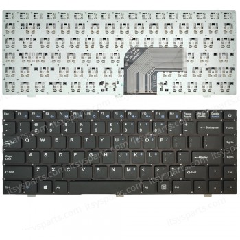 Keyboard Laptop Keyboard for EZBook 3L Pro 343000075 PRIDE-K2790 DK-Mini 300E US layout Black OEM(Ref.40808USNOFR)