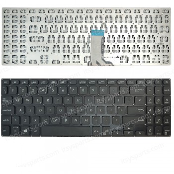 Keyboard Laptop Keyboard for Asus vivobook S530 S530UA S530UA S530UN S530FA S5300F S5300FN S530FA-EJ335T US layout Black OEM(Ref.40814USNOFR)