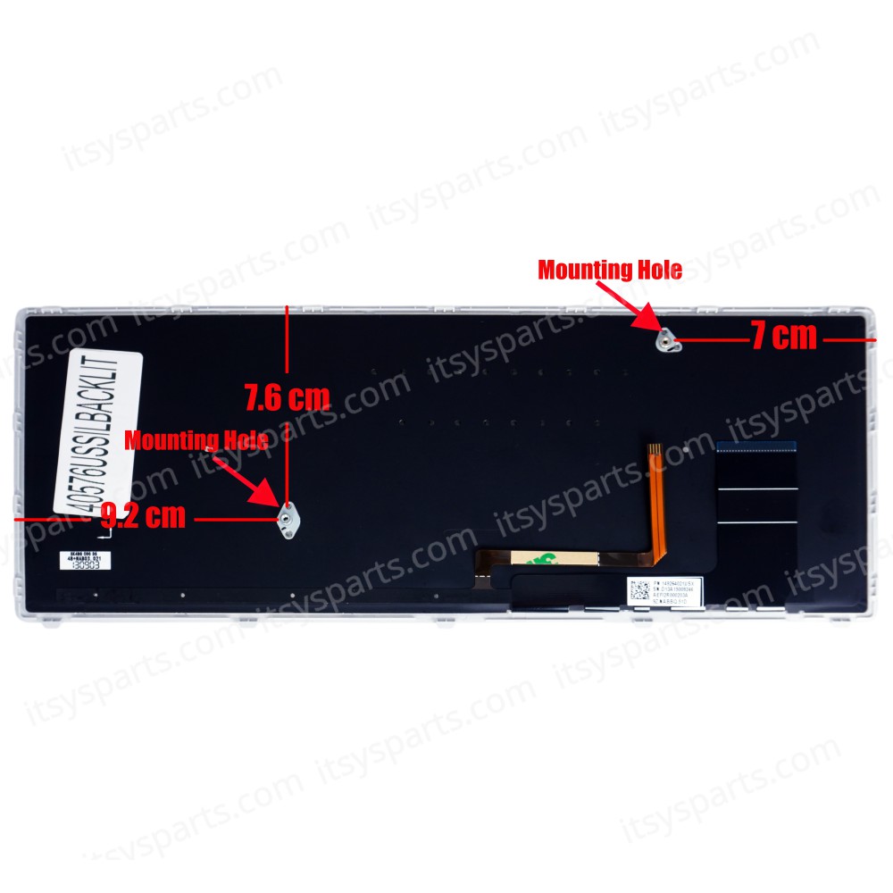 Keyboard-Keyboard Laptop Sony Vaio SVF14N SVF14N19SCS SVF14N27SC SVF14N190X svf14n15cds US Silver with Backlit (Ref.40576USSILBACKLIT)