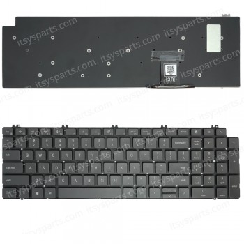 Keyboard Laptop Keyboard for Dell Precision 7750 7550 7760 7560 1WYH2 01WYH2 US layout Black OEM(Ref.40816USNOFR)
