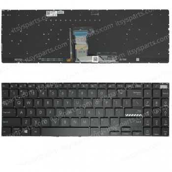 Keyboard Laptop Keyboard for ASUS Vivobook Pro M3500 M3500Q M3500QC M3500QA US layout Black with Backlight OEM(Ref.40817USNOFRBL)