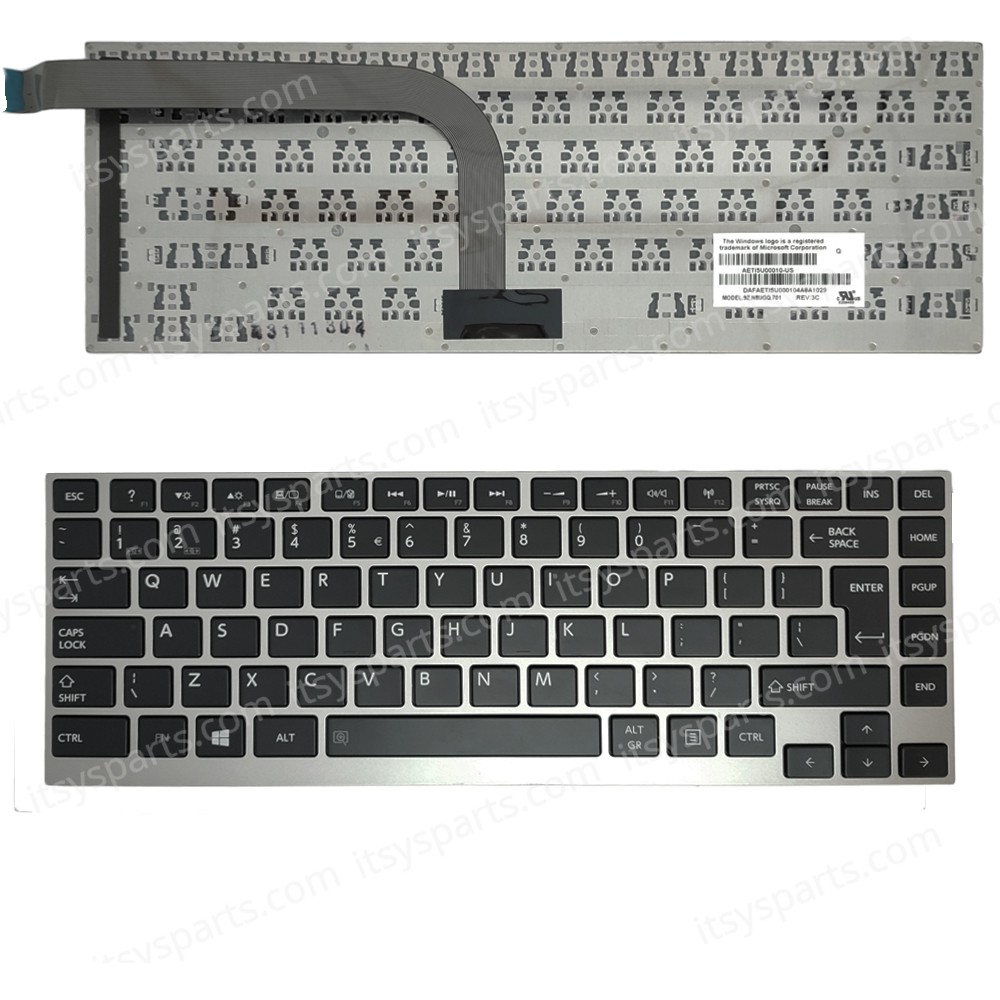 Laptop Keyboard Toshiba Satellite Click W30T W30T-A W35T-A W30 W30DT W30DT-A W30DT-A-100 W30DT-AT01S W30T W30T-A W30T-A-101 W35-A3300 W35DT W35DT-AST2N01 4B.N8U04.011 Laptop Notebook Silver OEM(Ref.40261UK) Laptop Keyboard Toshiba Satellite Click W30T W30T-A W35T-A W30 W30DT W30DT-A W30DT-A-100 W30DT-AT01S W30T W30T-A W30T-A-101 W35-A3300 W35DT W35DT-AST2N01 4B.N8U04.011 Laptop Notebook Silver OEM(Ref.40261UK)
