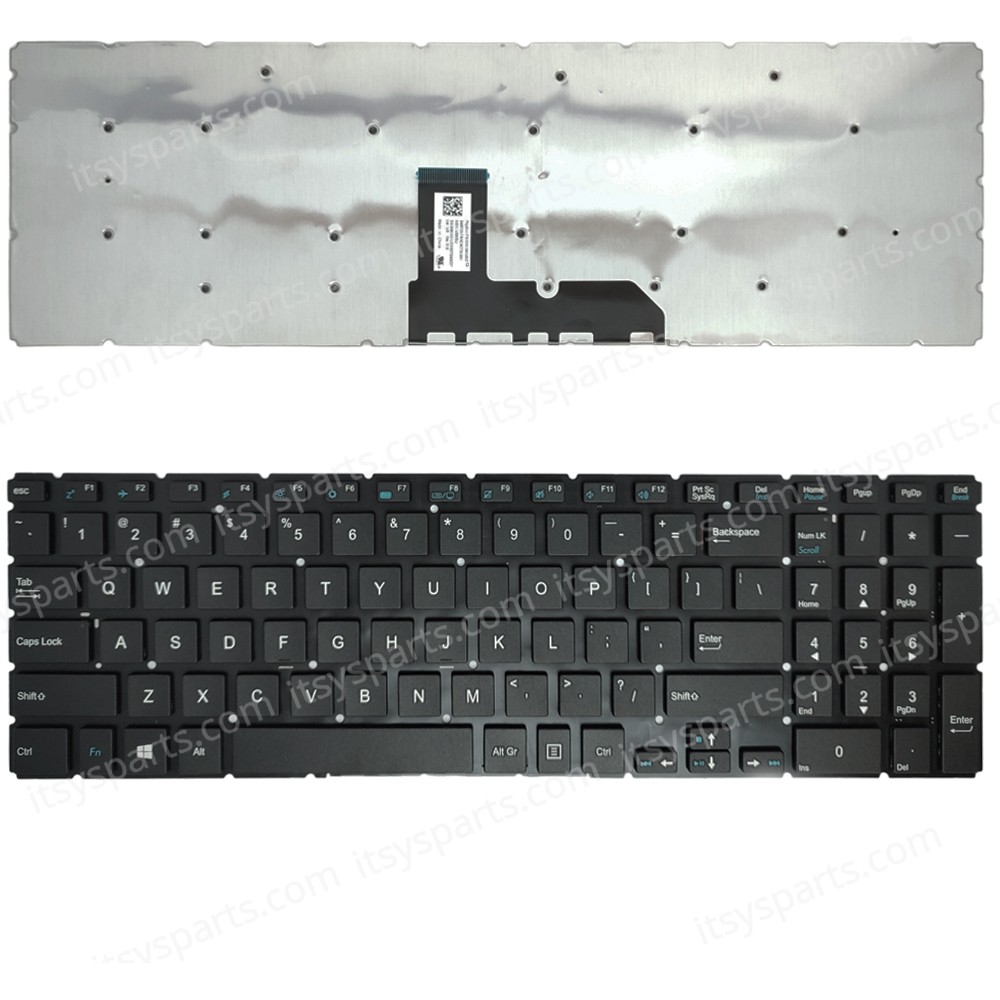 Keyboard Laptop Keyboard for CASPER F600 Haier M51-B 0KN1-0A1Us13 9Z.NCTSU.601 NSK-VB6SU US layout Black OEM(Ref.40819USNOFR)