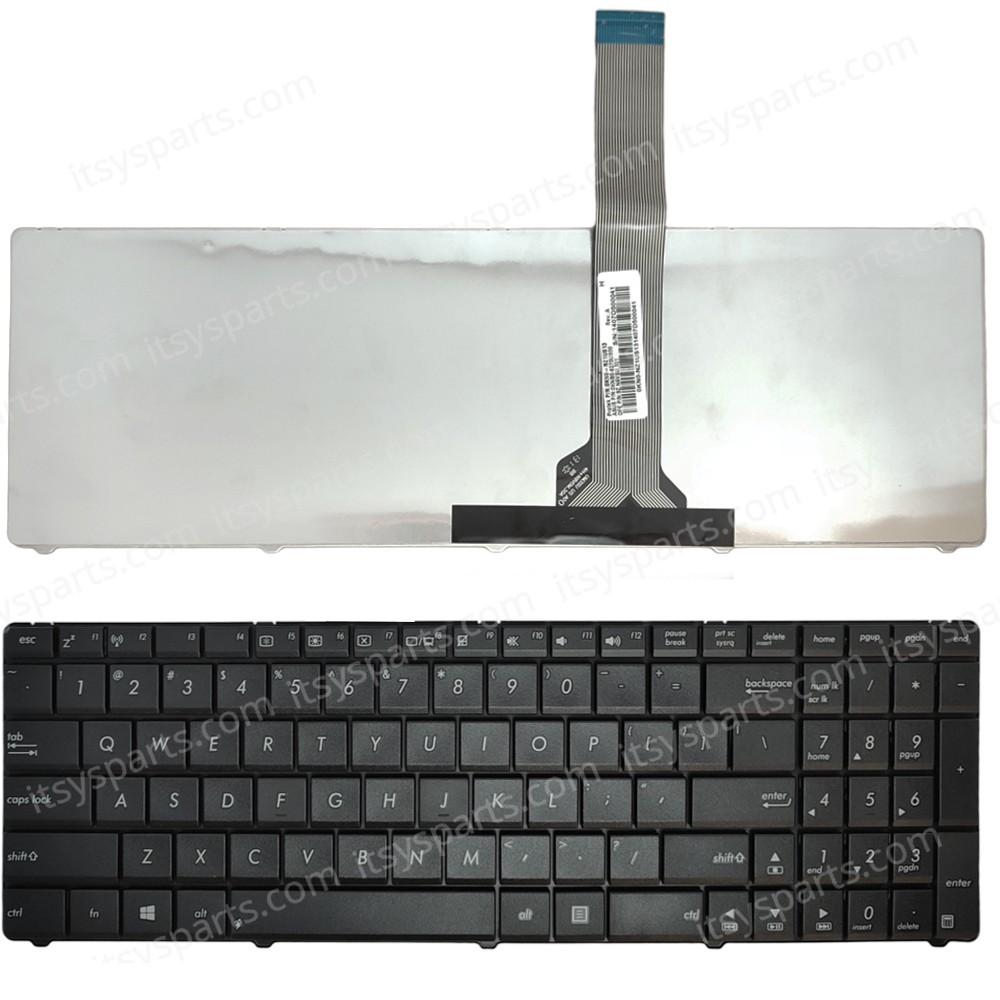 Keyboard Laptop Keyboard for ASUS Notebook P55VA PRO55VA US layout Black OEM(Ref.40823US)
