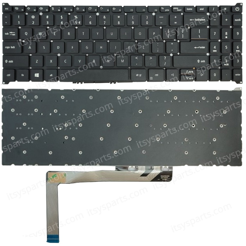 Keyboard Laptop Keyboard for Acer Swift X SFX16-51 SFX16-51G SOE-NCB2275 AG-6800 US layout Black OEM(Ref.40826USNOFR)