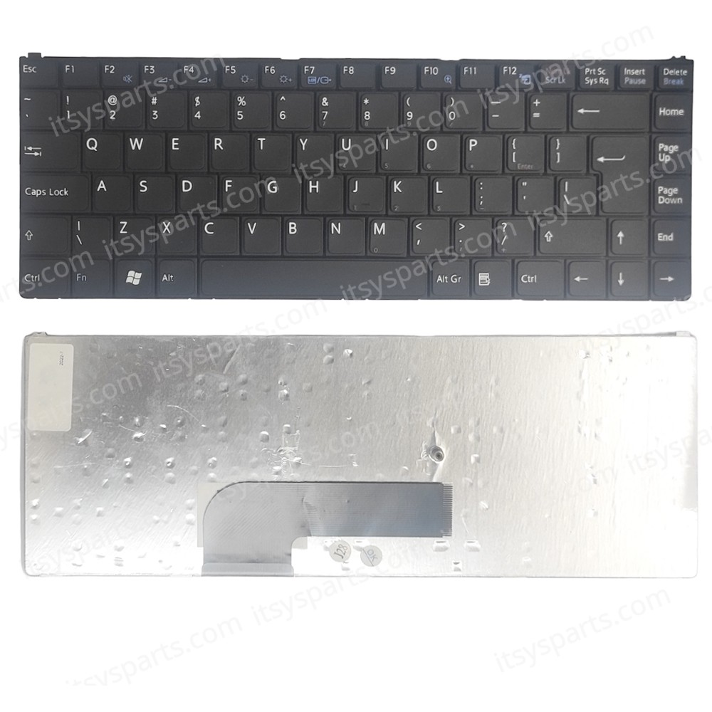 Laptop Keyboard Sony Vaio PCG-7Y1M VGN-N11M VGN-N31M VGN-N395E VGN-N395E/B VGN-N395E/W Keyboard UK Layout Model K070278B1 UK BLACK Layout Keyboard (Ref.40605UK)