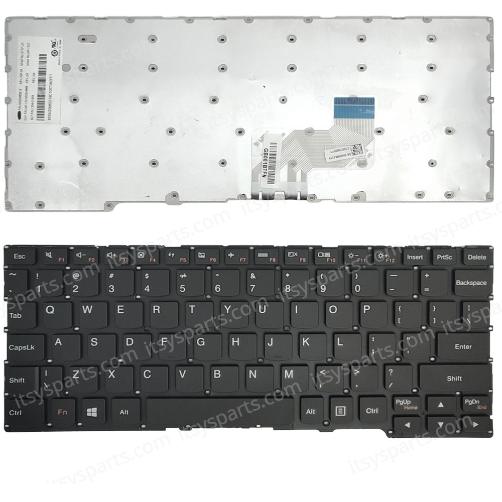Keyboard Laptop Keyboard for Lenovo Yoga 3 11 300S-11IBR 300S-11IBY 700-11ISK US layout Black OEM(Ref.40840USNOFR) 