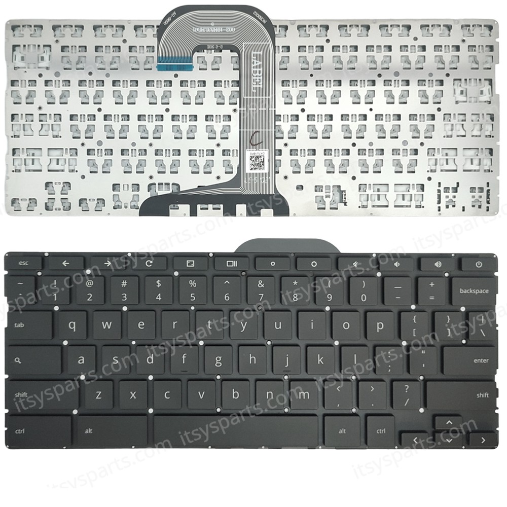 Keyboard Laptop Keyboard for HP Chromebook 14 14-DB 14-CA 14 G6 14-G5 US layout Black OEM(Ref.40845USNOFR) 