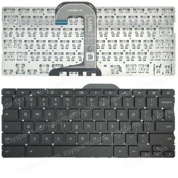 Keyboard Laptop Keyboard for HP Chromebook 14 14-DB 14-CA 14 G6 14-G5 US layout Black OEM(Ref.40845USNOFR) 