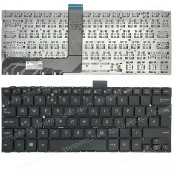 Keyboard Laptop Keyboard for ASUS Vivobook Flip Q302LA P302LJ TP300LA TP300LD TP301UA Q304UA UK layout Black OEM(Ref.40792UKNOFR)