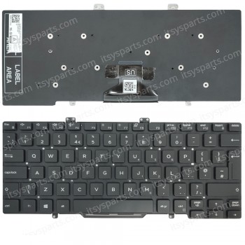Keyboard Laptop Keyboard for Dell Latitude 3400 5400 5401 5401 5411 5410 7400 JJVWV 0JJVVWV Black UK layout OEM(Ref.40770UK)