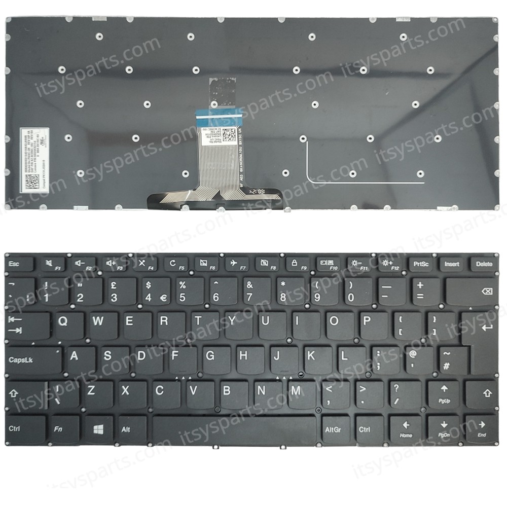 Keyboard Laptop keyboard Lenovo yoga 510-14AST 510-14IKB 510-14IKB 510-14ISK 710-14IKB 710-14ISK 710-15IKB 710-15ISK (Ref.40531UKNOFRAME)