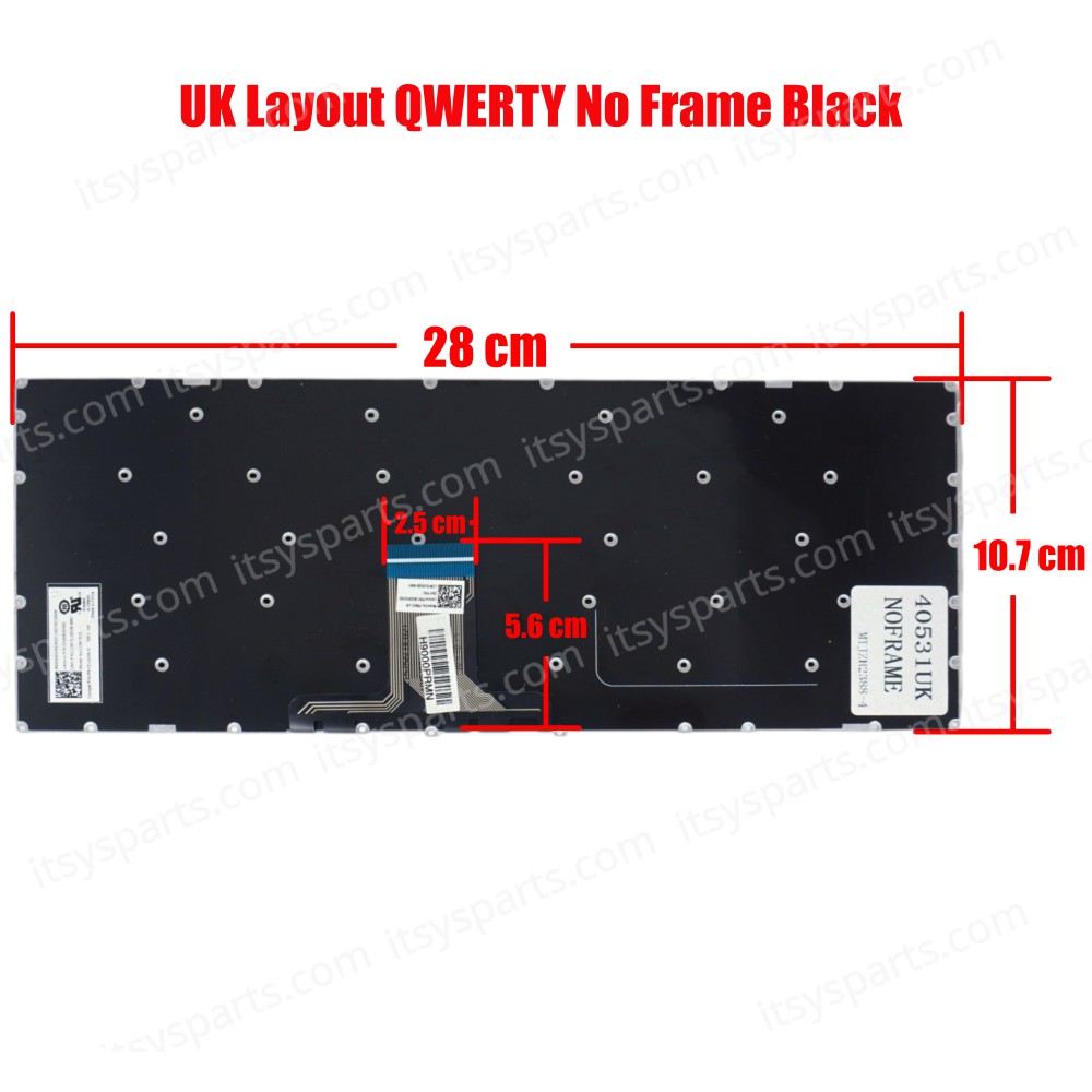 Keyboard Laptop keyboard Lenovo yoga 510-14AST 510-14IKB 510-14IKB 510-14ISK 710-14IKB 710-14ISK 710-15IKB 710-15ISK (Ref.40531UKNOFRAME)